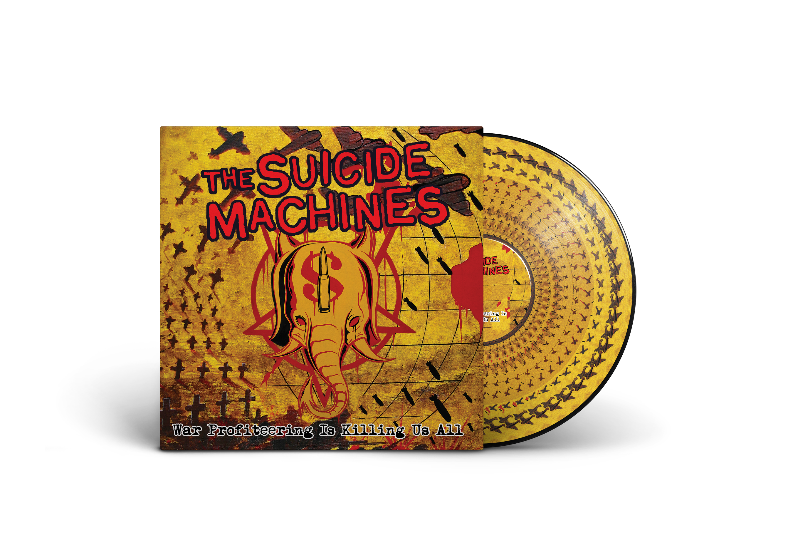 THE SUICIDE MACHINES 'WAR PROFITEERING IS KILLING US ALL' LP (Picture Disc Vinyl)