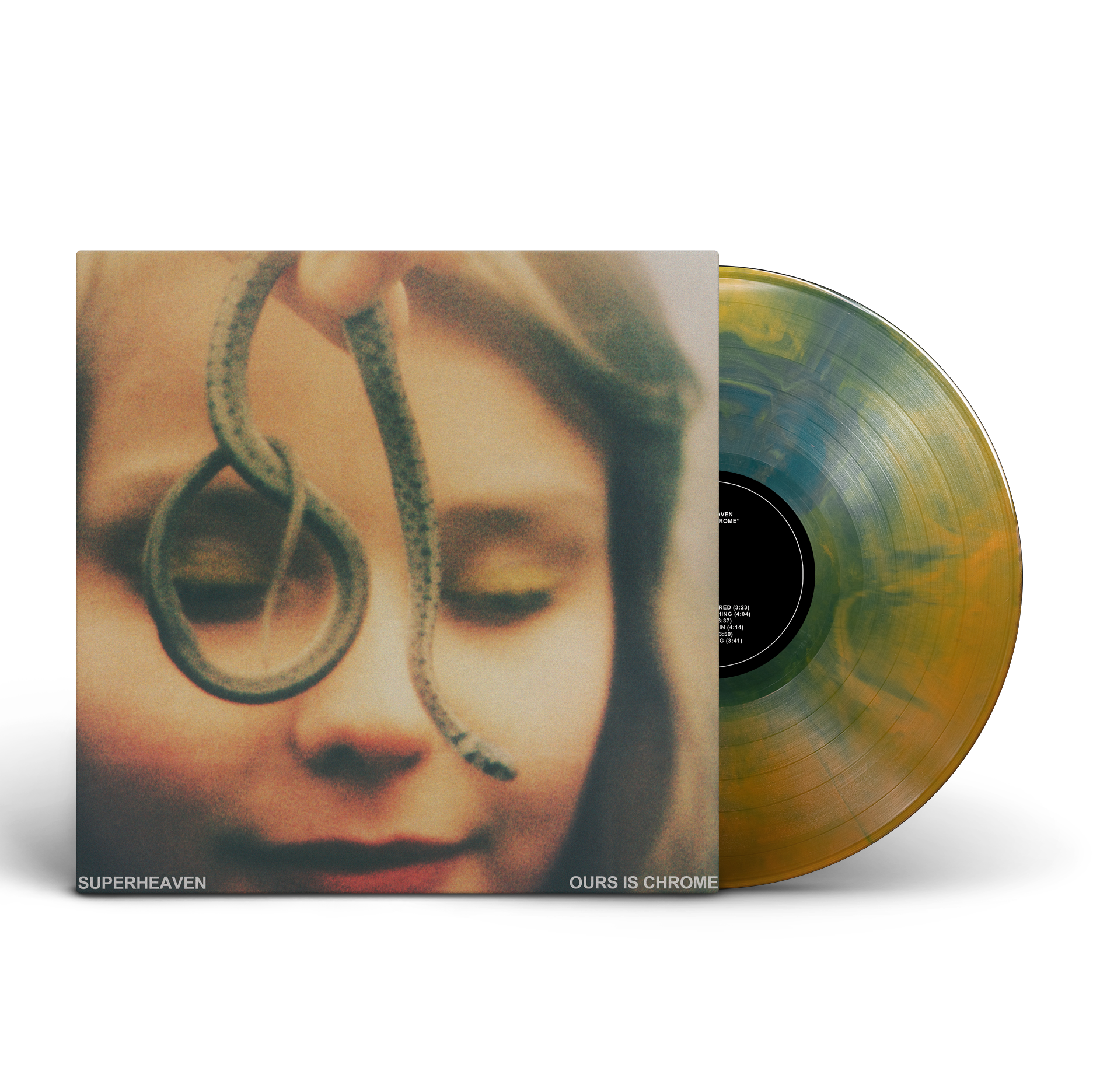 SUPERHEAVEN ‘OURS IS CHROME’ LP (Exclusive – Limited to 300, Patina Rust Splash Vinyl)