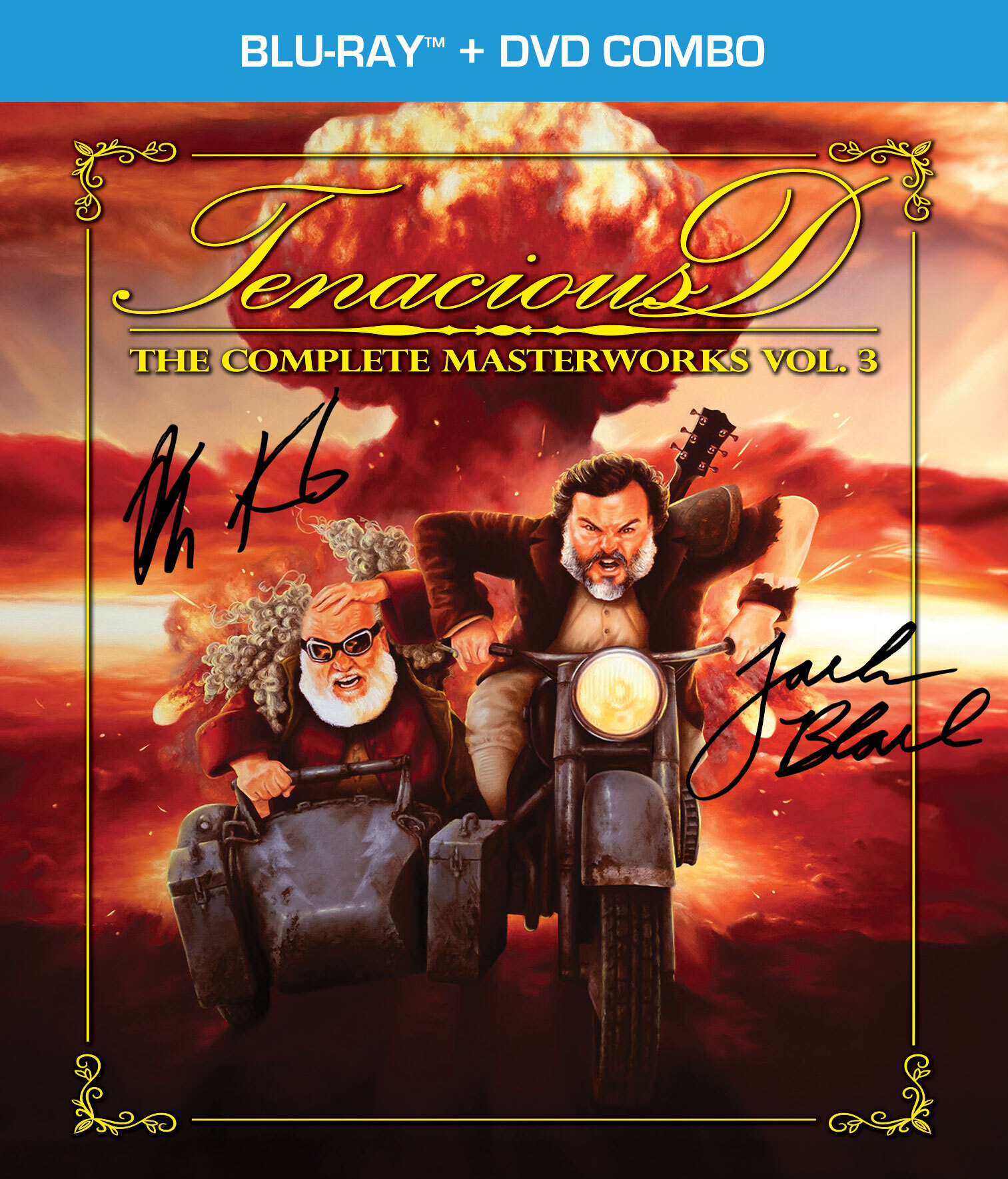 TENACIOUS D 'TENACIOUS D: THE COMPLETE MASTERWORKS VOL. 3' BLU-RAY/DVD (Signed)