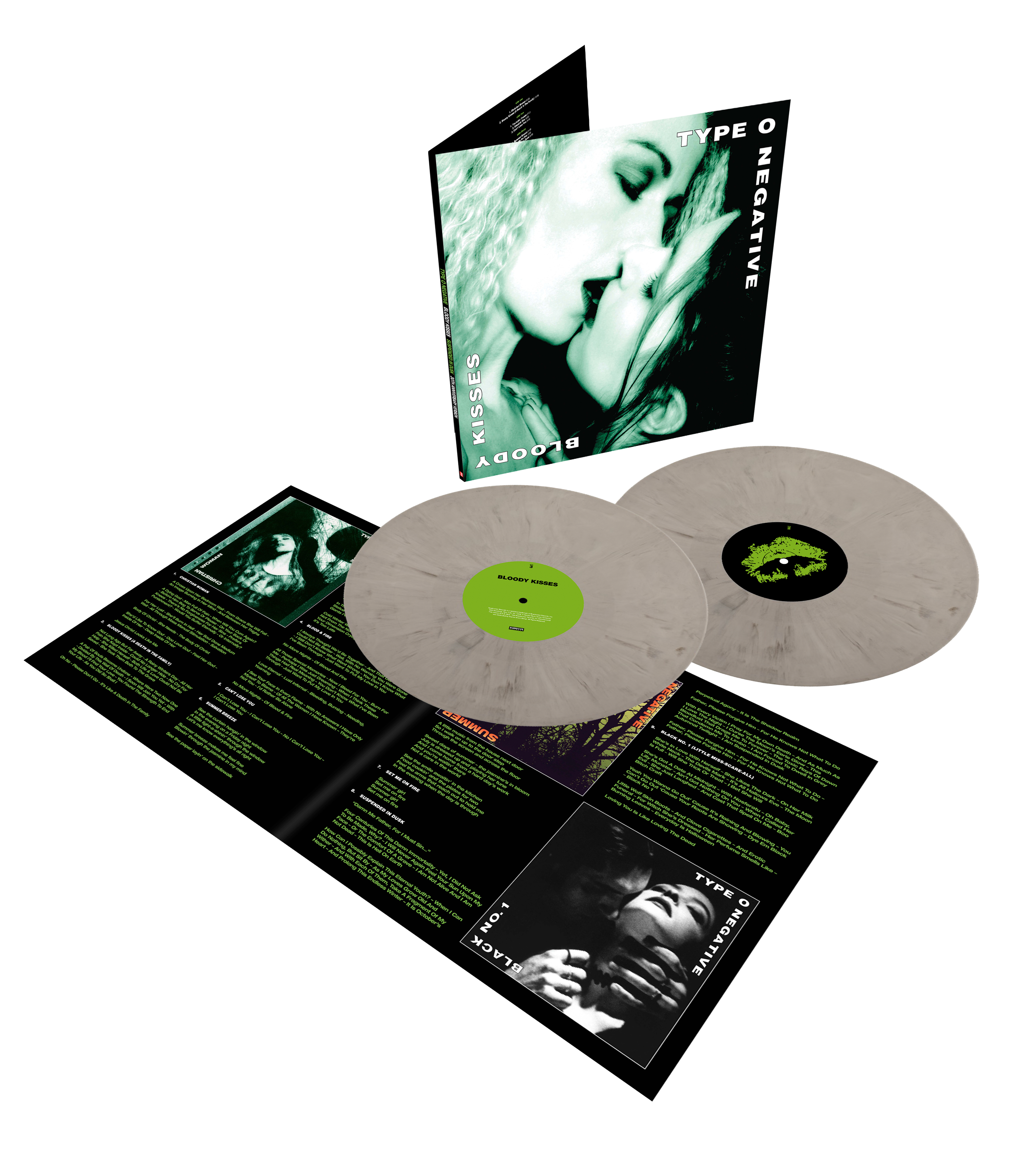 TYPE O NEGATIVE 'BLOODY KISSES: SUSPENDED IN DUSK' 2LP (Limited Editio TYPE O NEGATIVE 'BLOODY KISSES: SUSPENDED IN DUSK' 2LP (Limited Editio