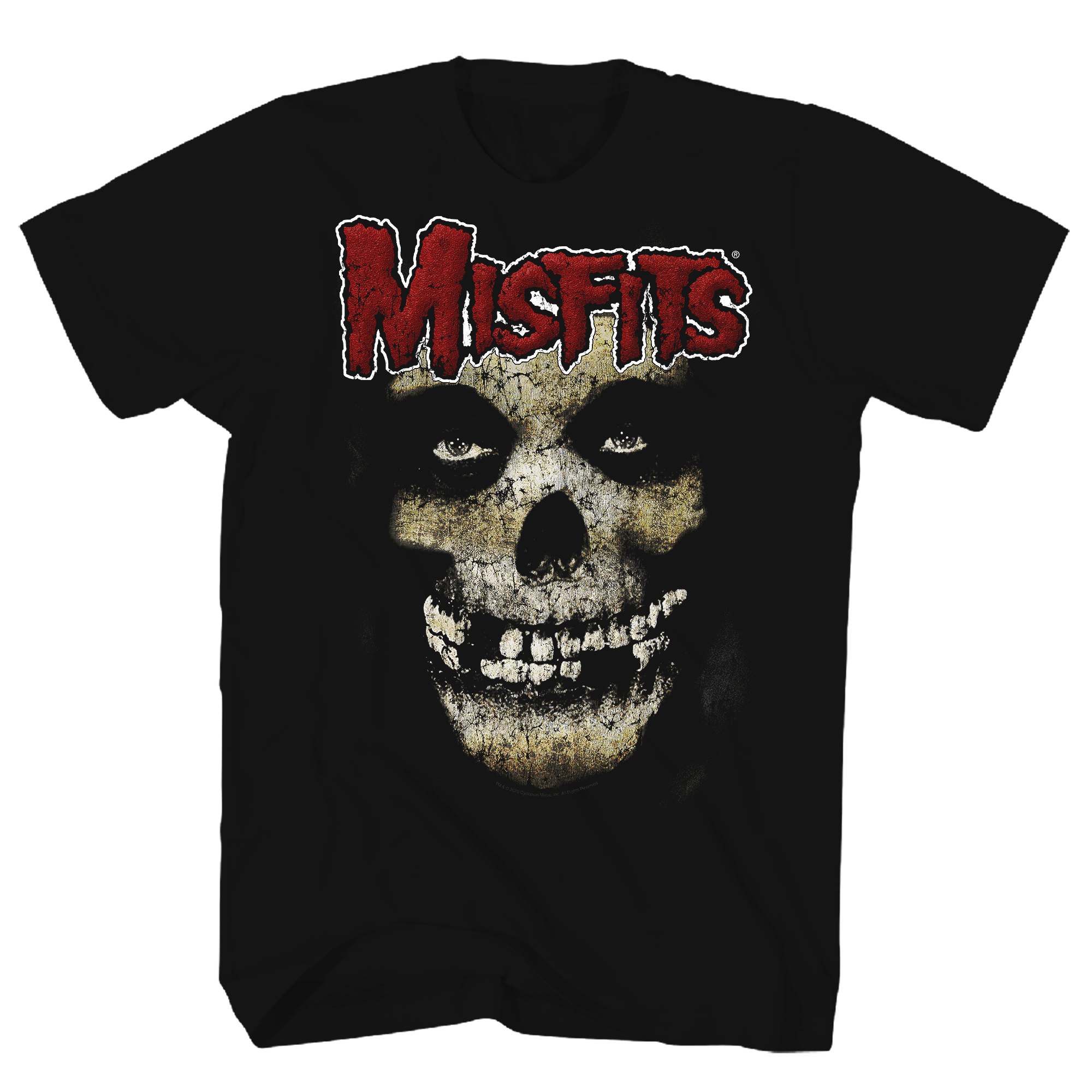 MISFITS FIEND SKULL BLACK T-SHIRT