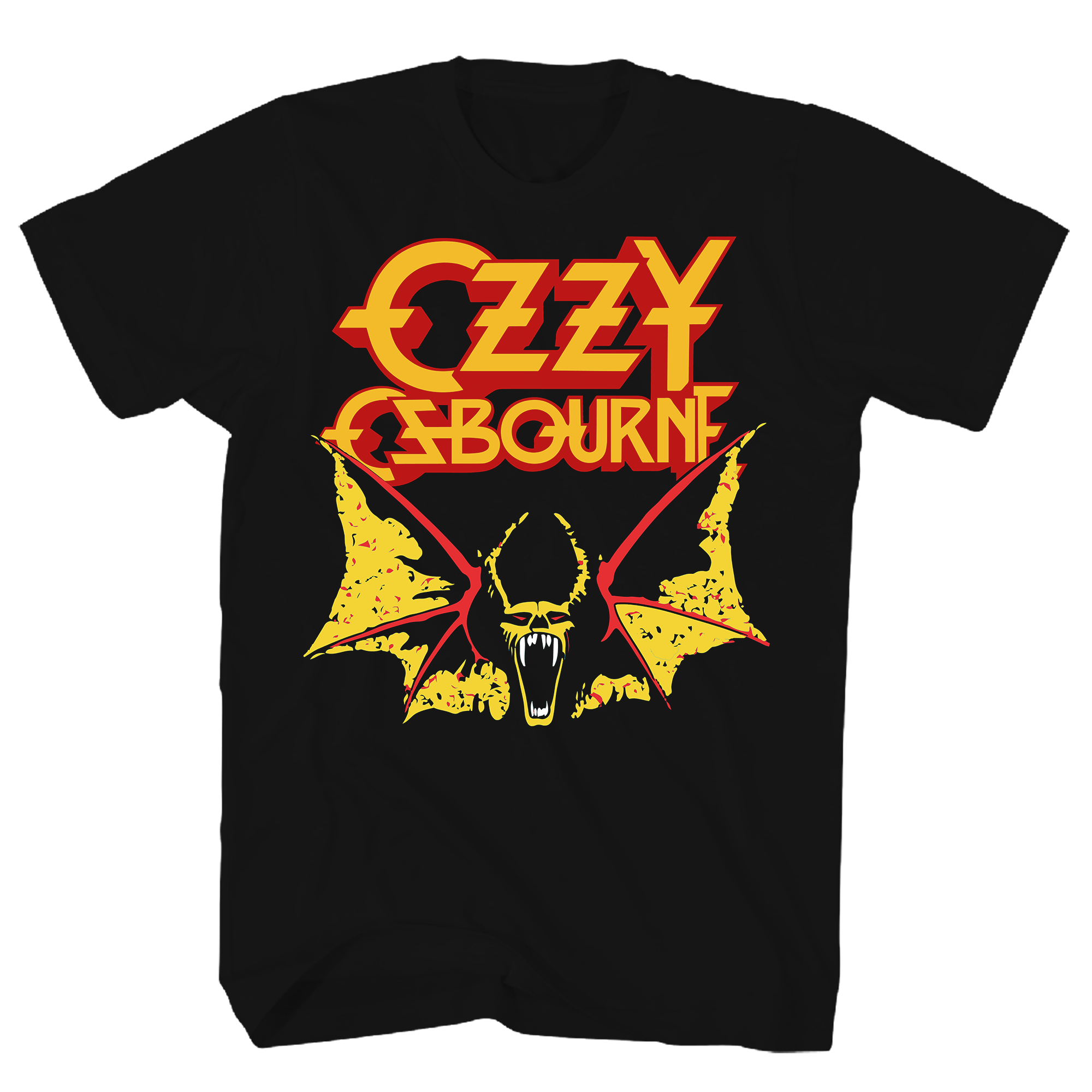 OZZY OSBORNE BAT BLACK T-SHIRT