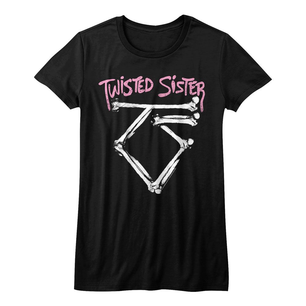 Twisted Sister - Bone Logo Ladies Shirt