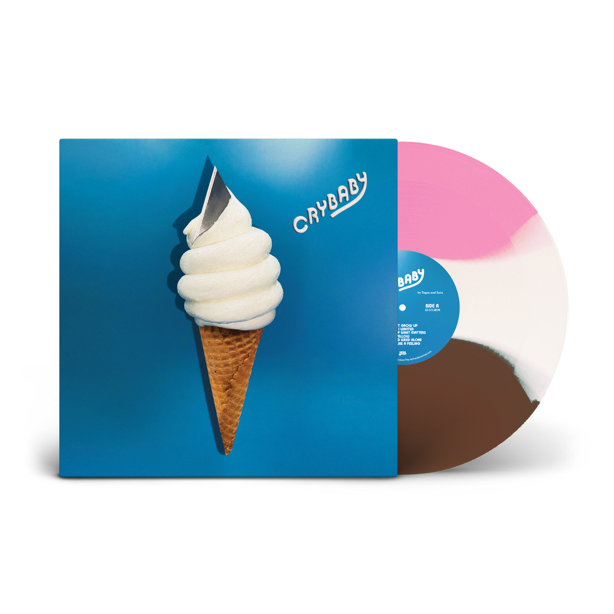 TEGAN AND SARA 'CRYBABY' LP (Neapolitan Color Vinyl)