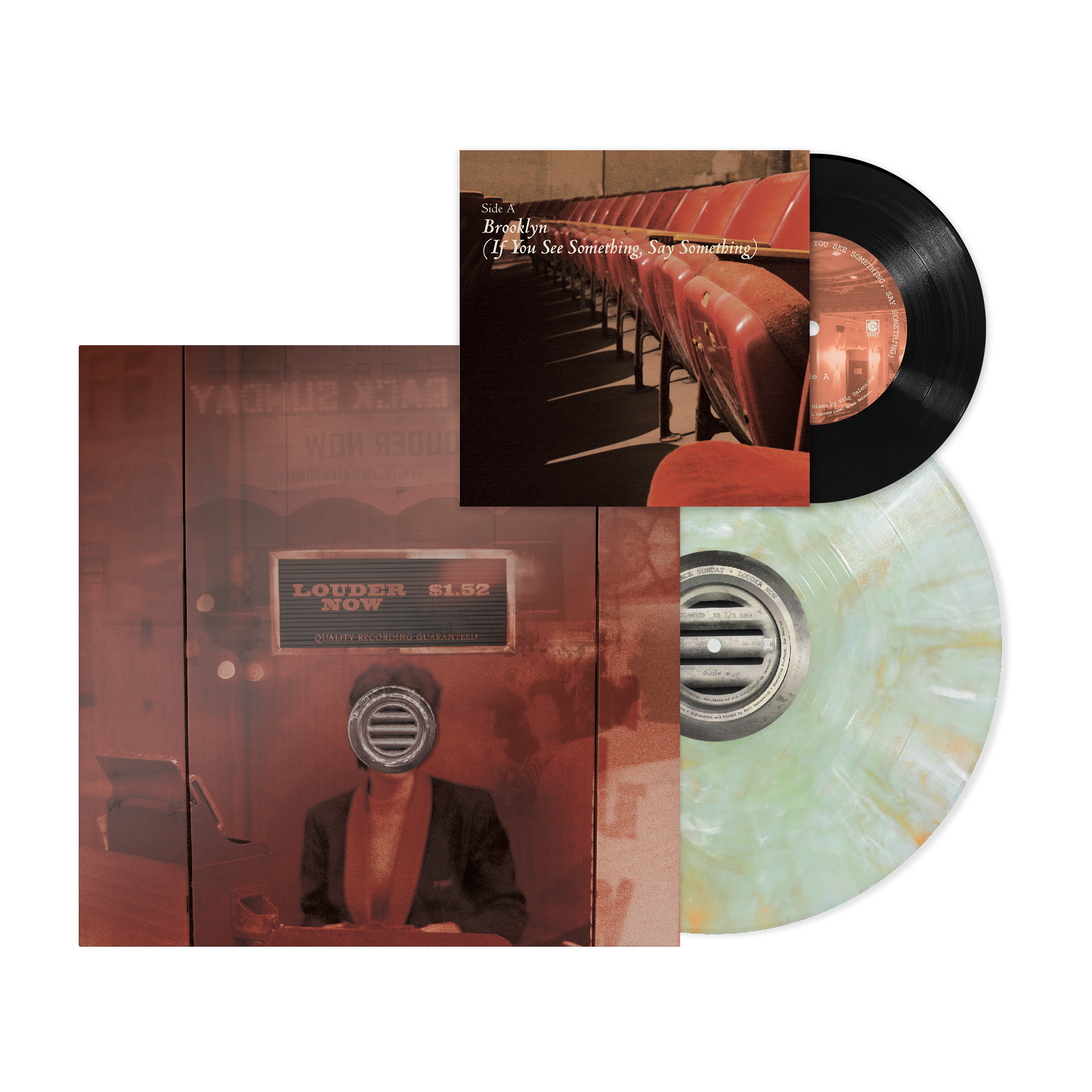 TAKING BACK SUNDAY 'LOUDER NOW' 20TH ANNIVERSARY LP + 7" (Exclusive – Limited to 500, Amazonite Swirl Vinyl)