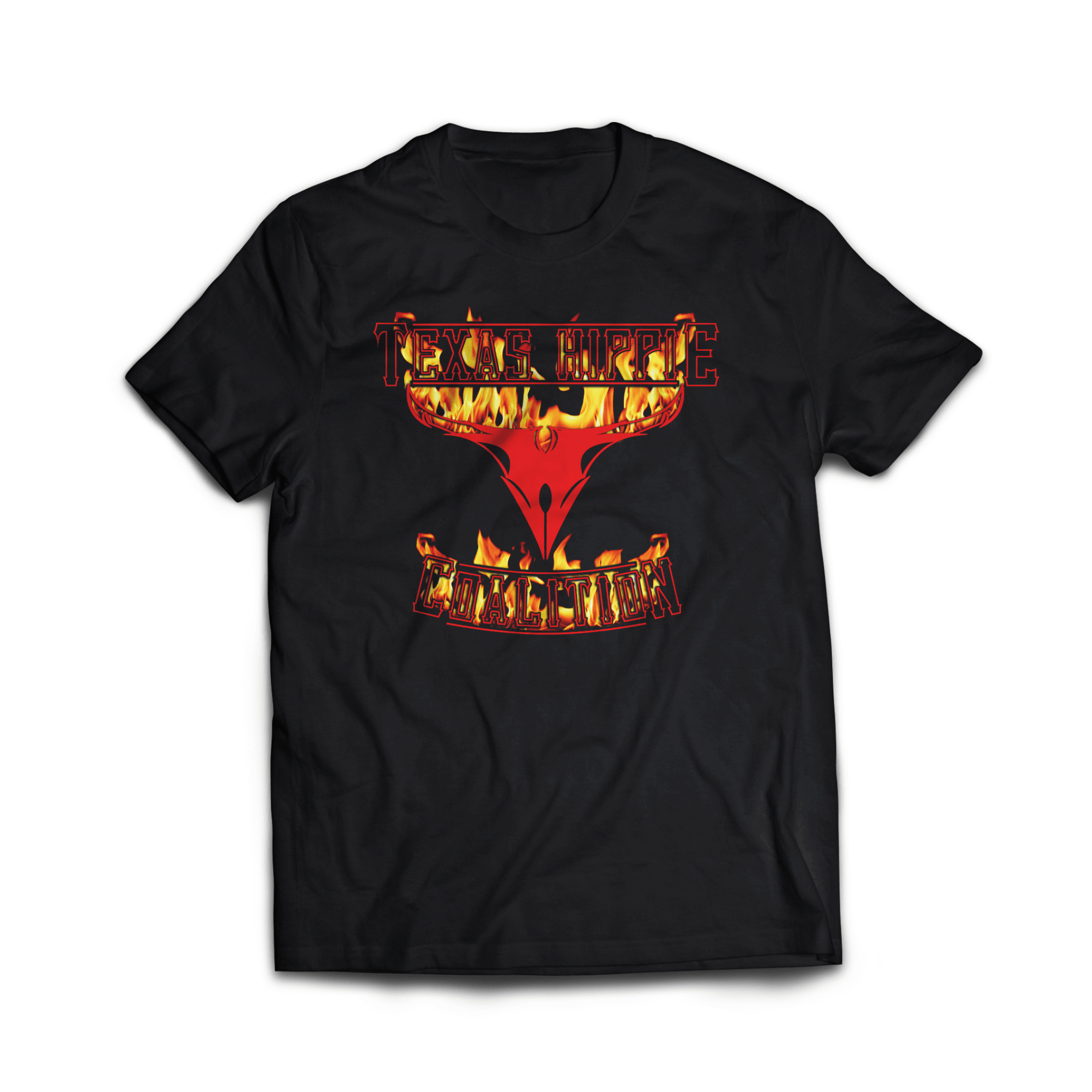 TEXAS HIPPIE COALITION THC LOGO T-SHIRT