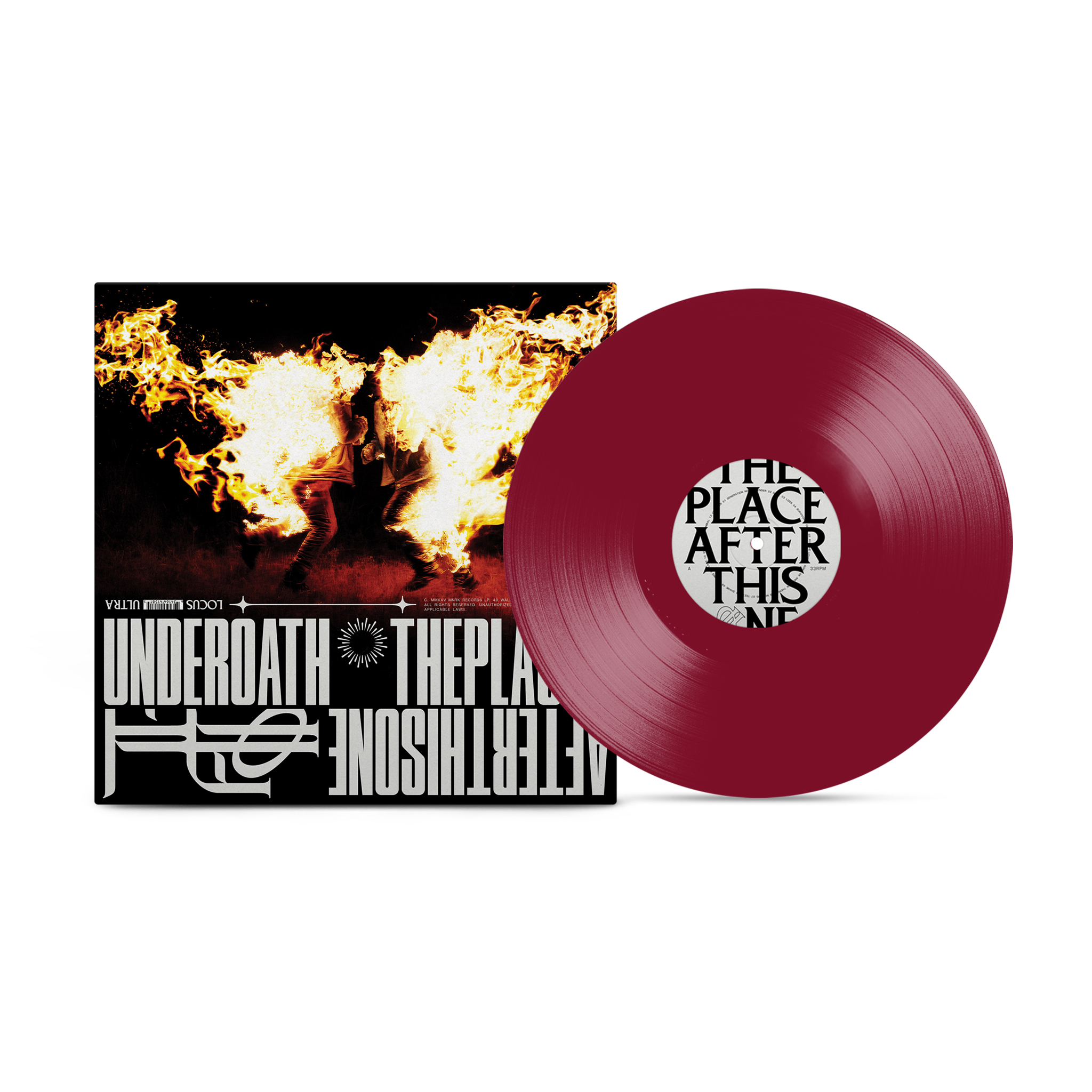 UNDEROATH 'THE PLACE AFTER THIS ONE' LP (Ruby Vinyl)