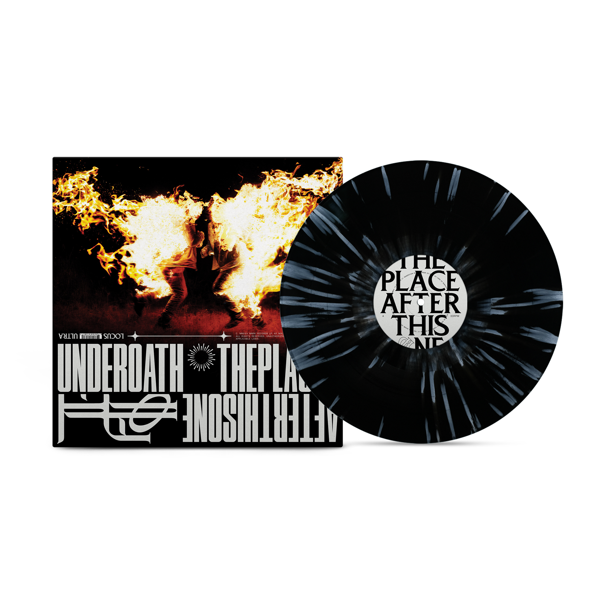 UNDEROATH 'THE PLACE AFTER THIS ONE' LP (Black/White Splatter Vinyl)
