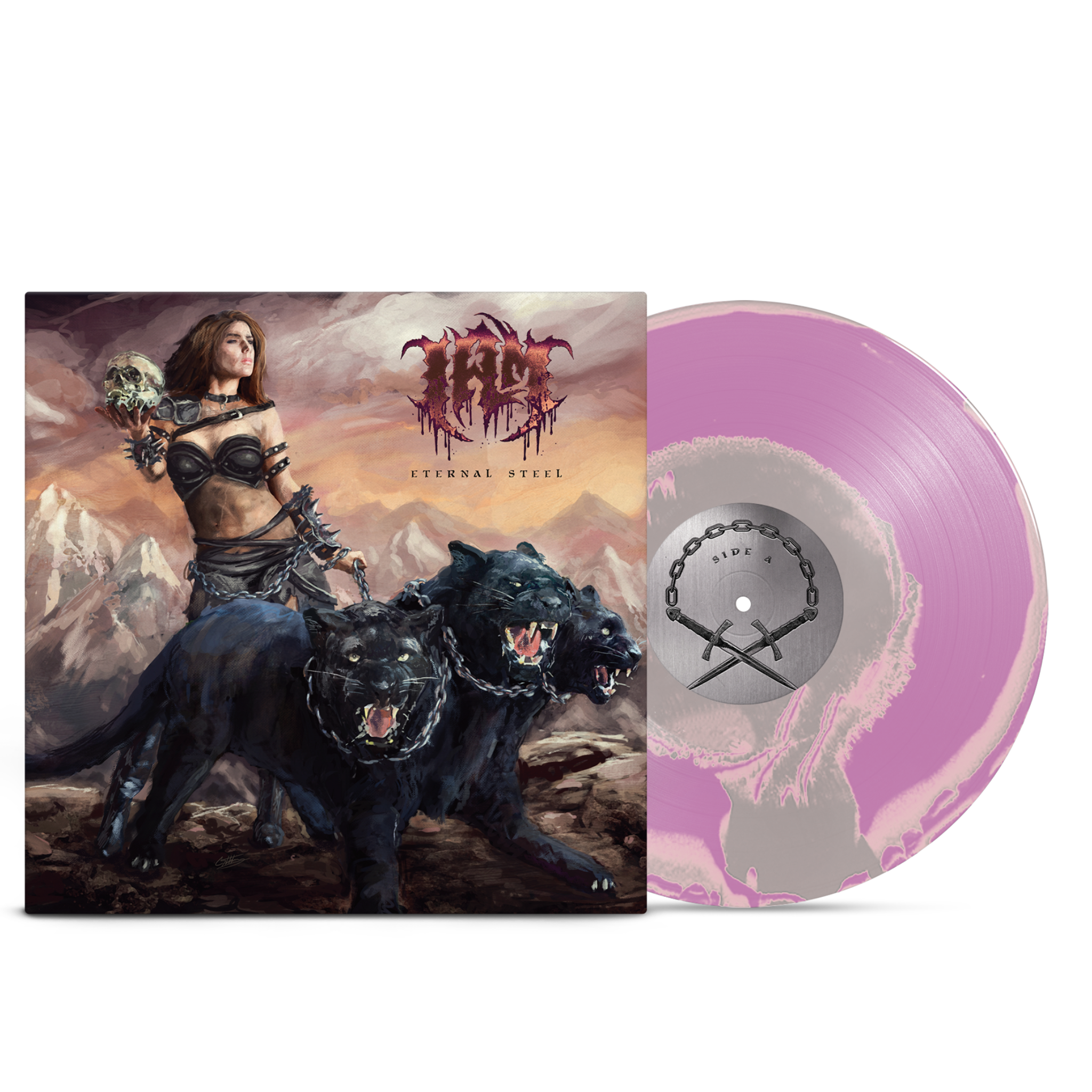 I AM 'ETERNAL STEEL' LP (Marble Opaque Vinyl)
