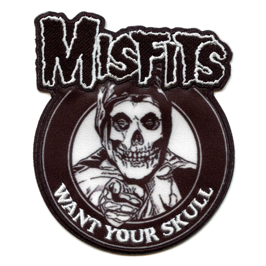 Misfits embroidered skull fiend club patch