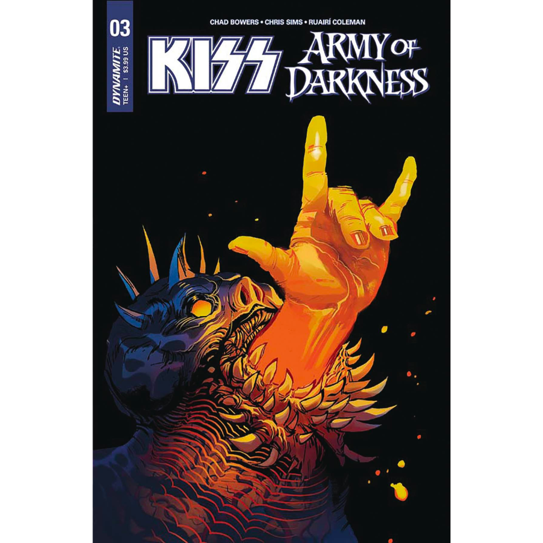 KISS ARMY OF DARKNESS #3 (COVER A STRAHM) COMIC BOOK COVER
