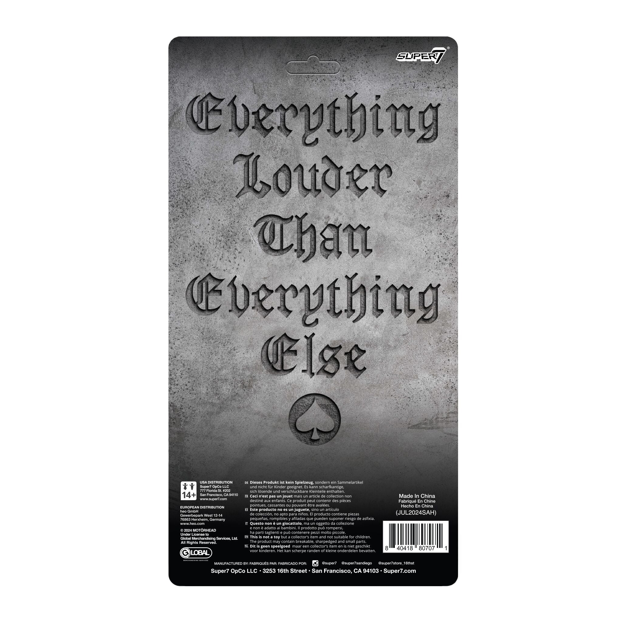 MOTÖRHEAD VINTAGE FIGURE WAVE 1 - LEMMY