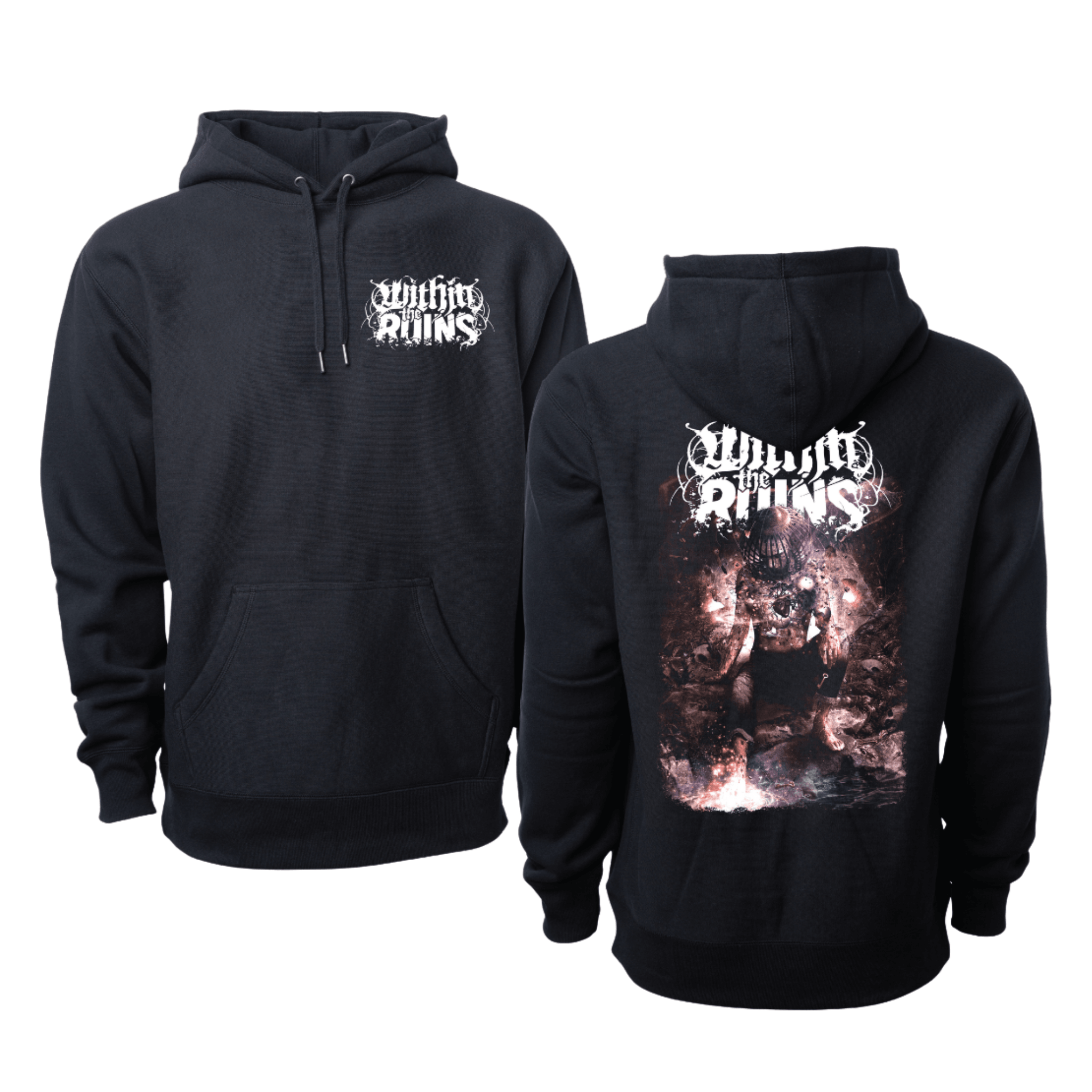 WITHIN THE RUINS "BLACK HEART" HOODIE