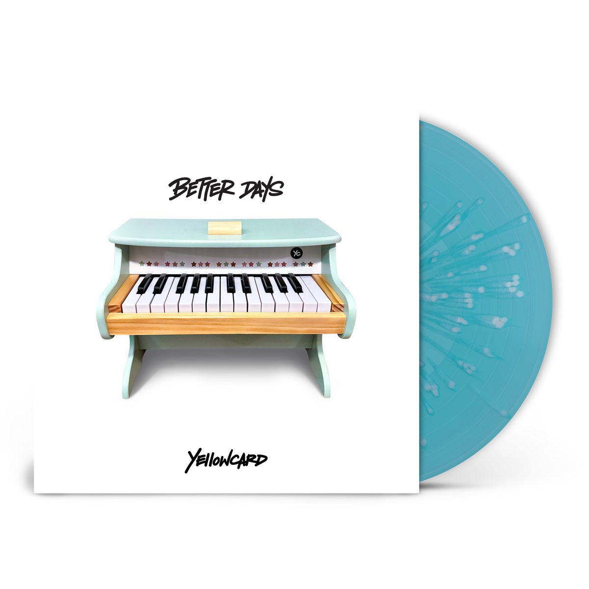 YELLOWCARD ‘BETTER DAYS’ LP (Limited Edition – Only 300 Made, Light Blue w/ White Splatter Vinyl)