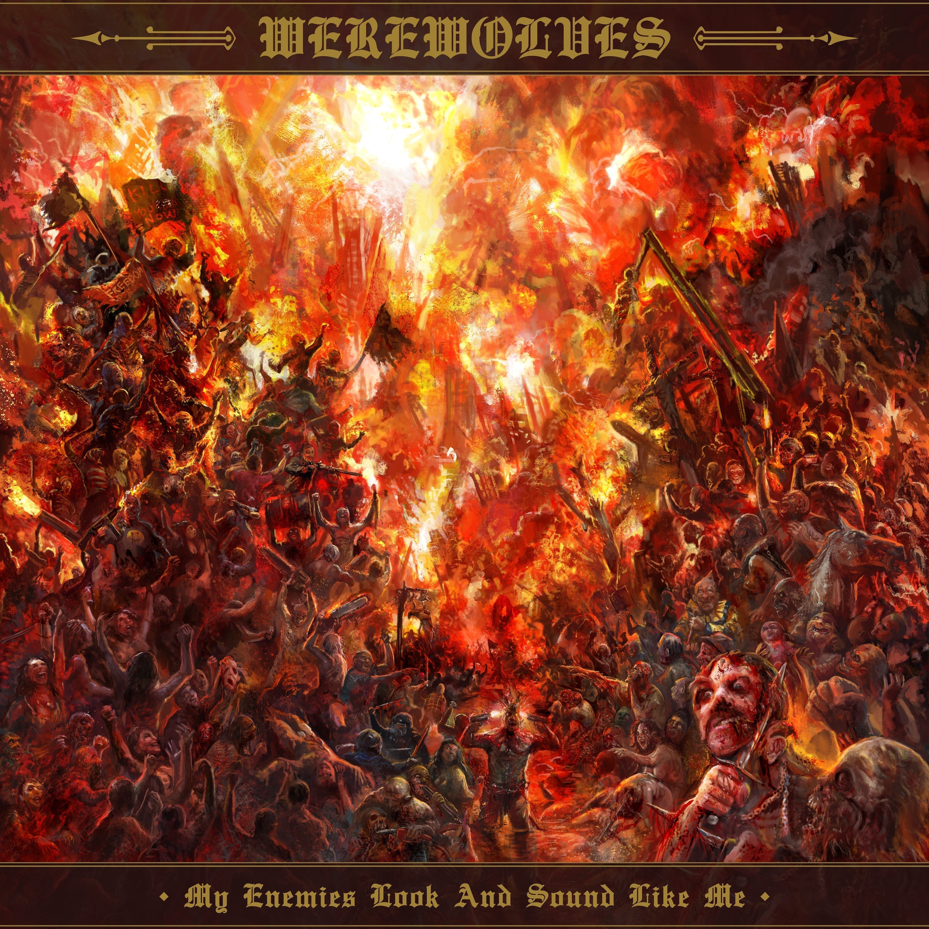 WEREWOLVES 'MY ENEMIES LOOK AND SOUND LIKE ME' CD