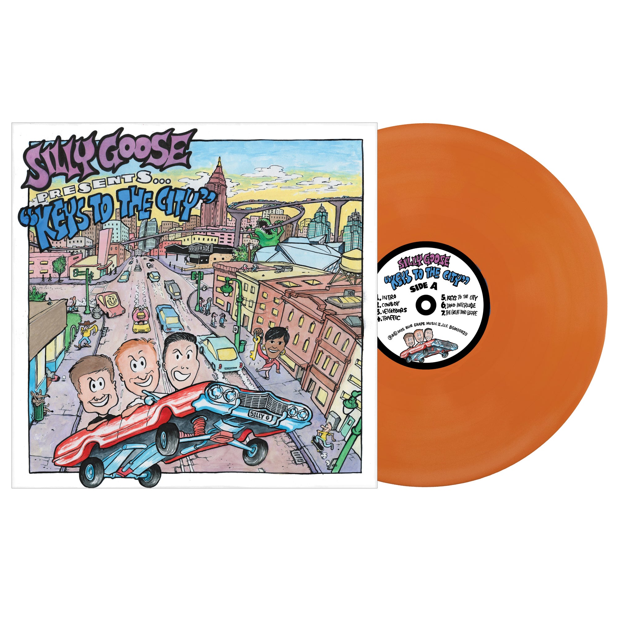 SILLY GOOSE 'KEYS TO THE CITY' LP (Tangerine Vinyl)