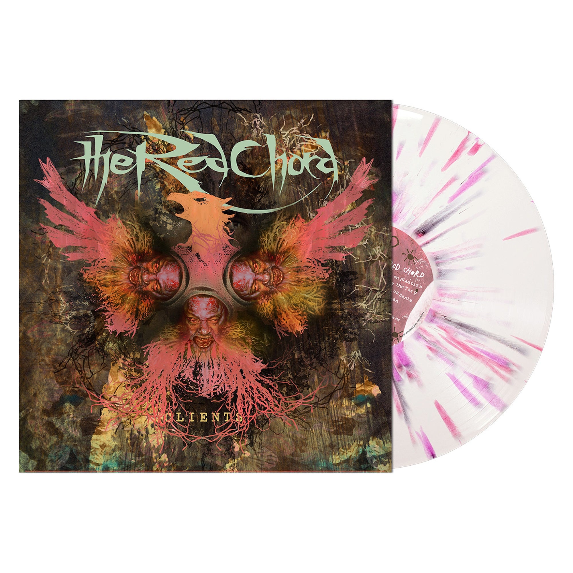 THE RED CHORD 'CLIENTS' LP (White w/Pink Splatter Vinyl)