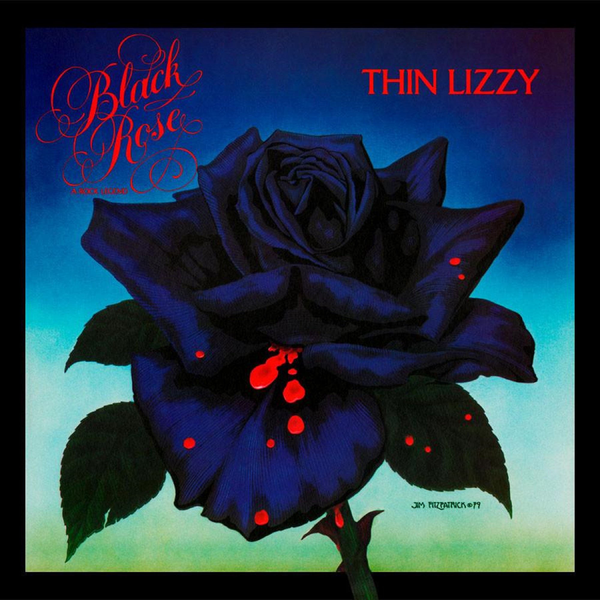 THIN LIZZY 'BLACK ROSE - A ROCK LEGEND' LP (Limited, Clear Blue Vinyl)