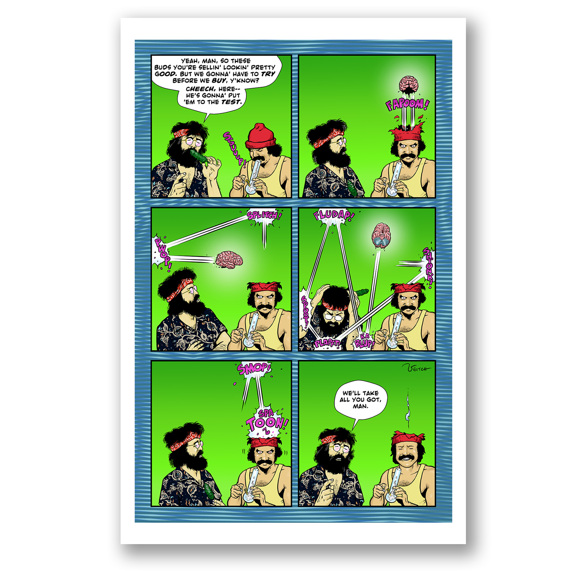 CHEECH & CHONG'S CHRONICLES: THE GRAPHIC NOVEL - SIGNED PLATINUM EDITION