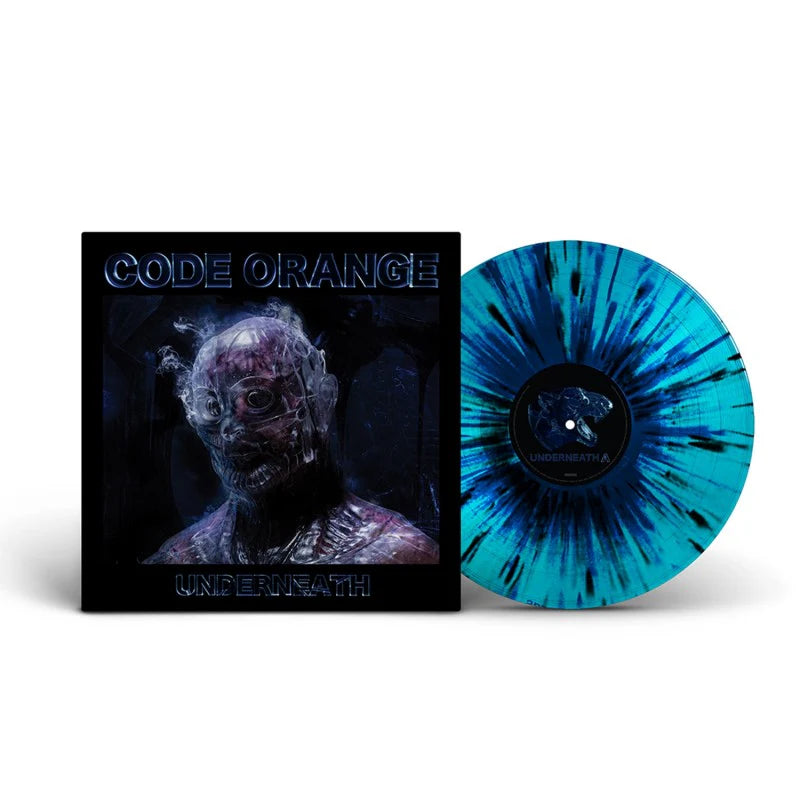 CODE ORANGE 'UNDERNEATH' LP (Clear Blue Splatter Vinyl)
