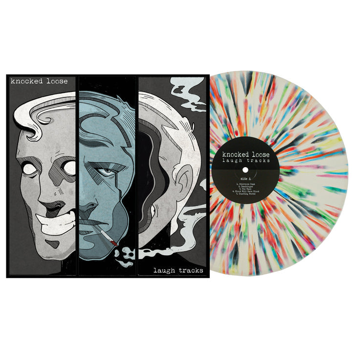 KNOCKED LOOSE 'LAUGH TRACKS' LP (Bone w/Rainbow Splatter Vinyl)