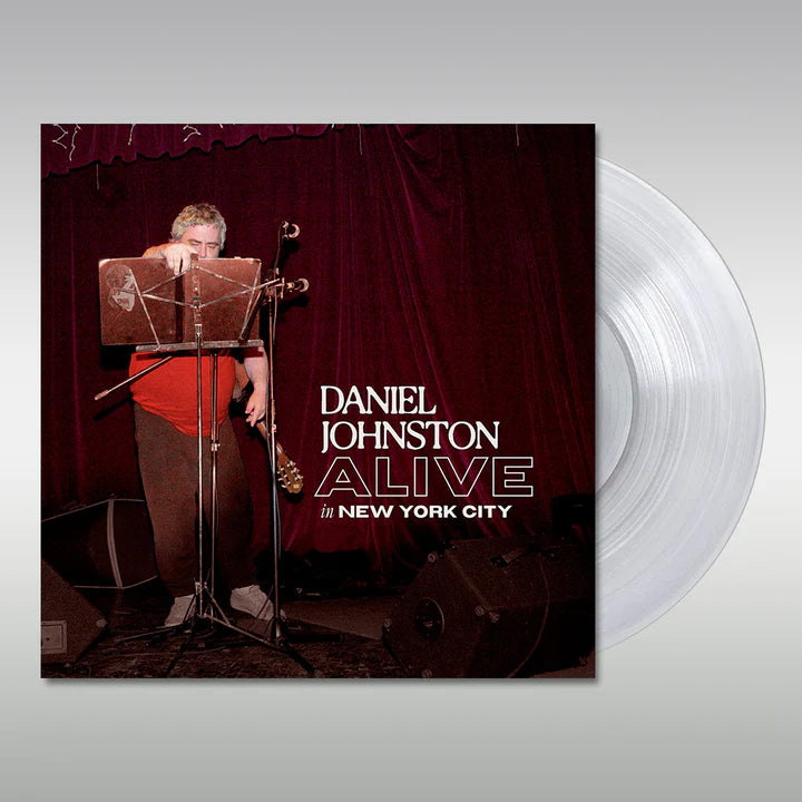 Daniel Johnston Alive in New York City LP Clear