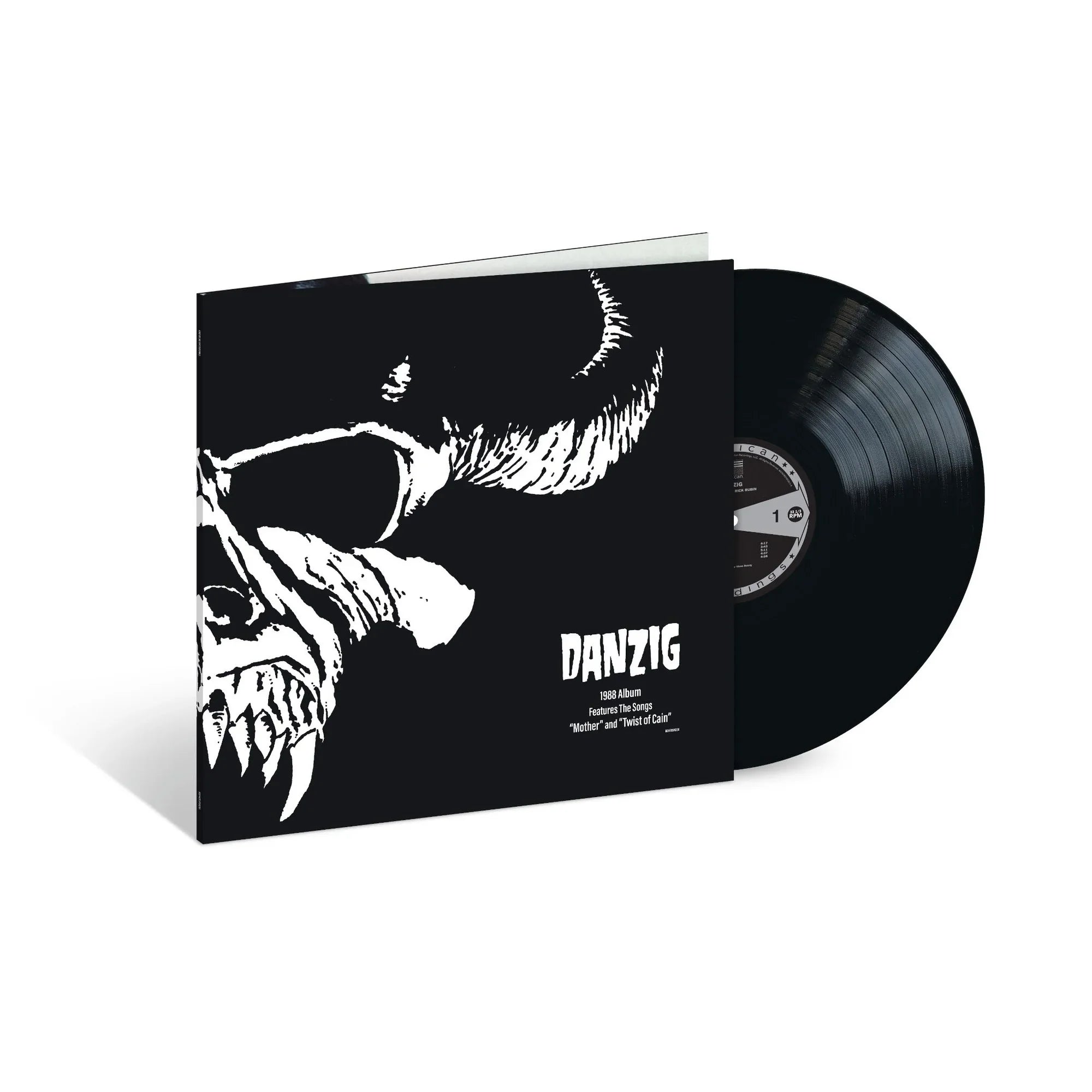 【希少】DANZIG ダンジグUS盤オリジナルLPレコード　初回プレス盤 DANZIG 'DANZIG' LP