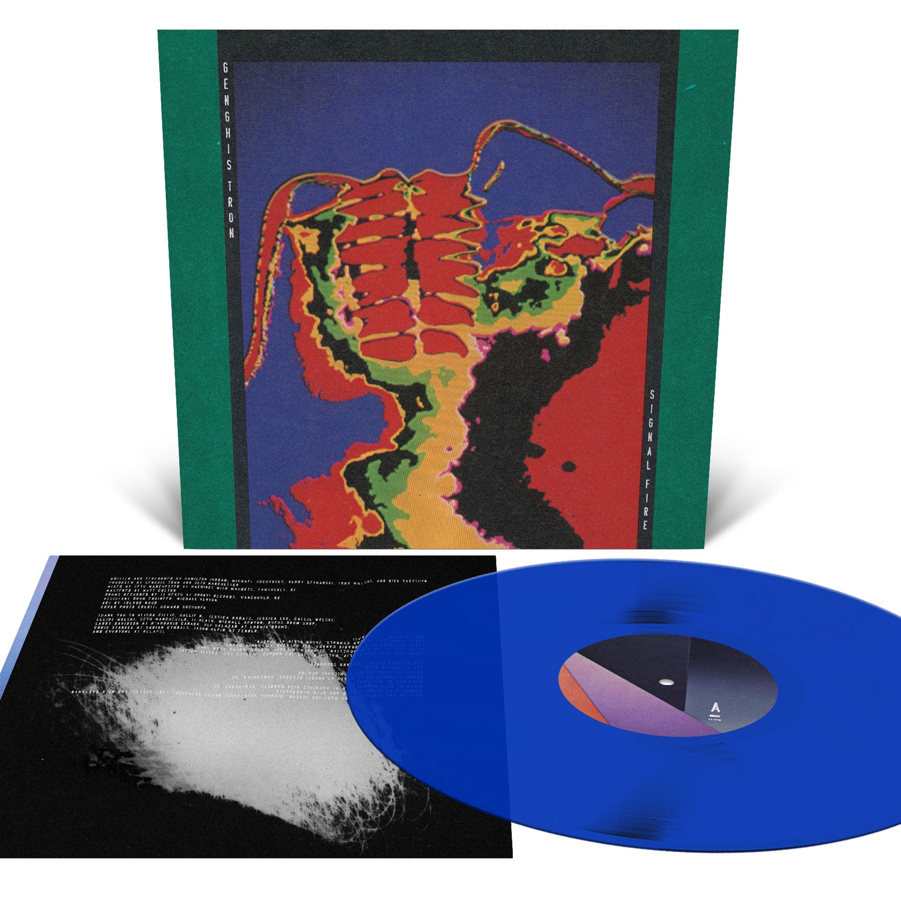【J26589】Genghis Tron GENGHIS TRON 'SIGNAL FIRE' LP (Royal Blue Vinyl)