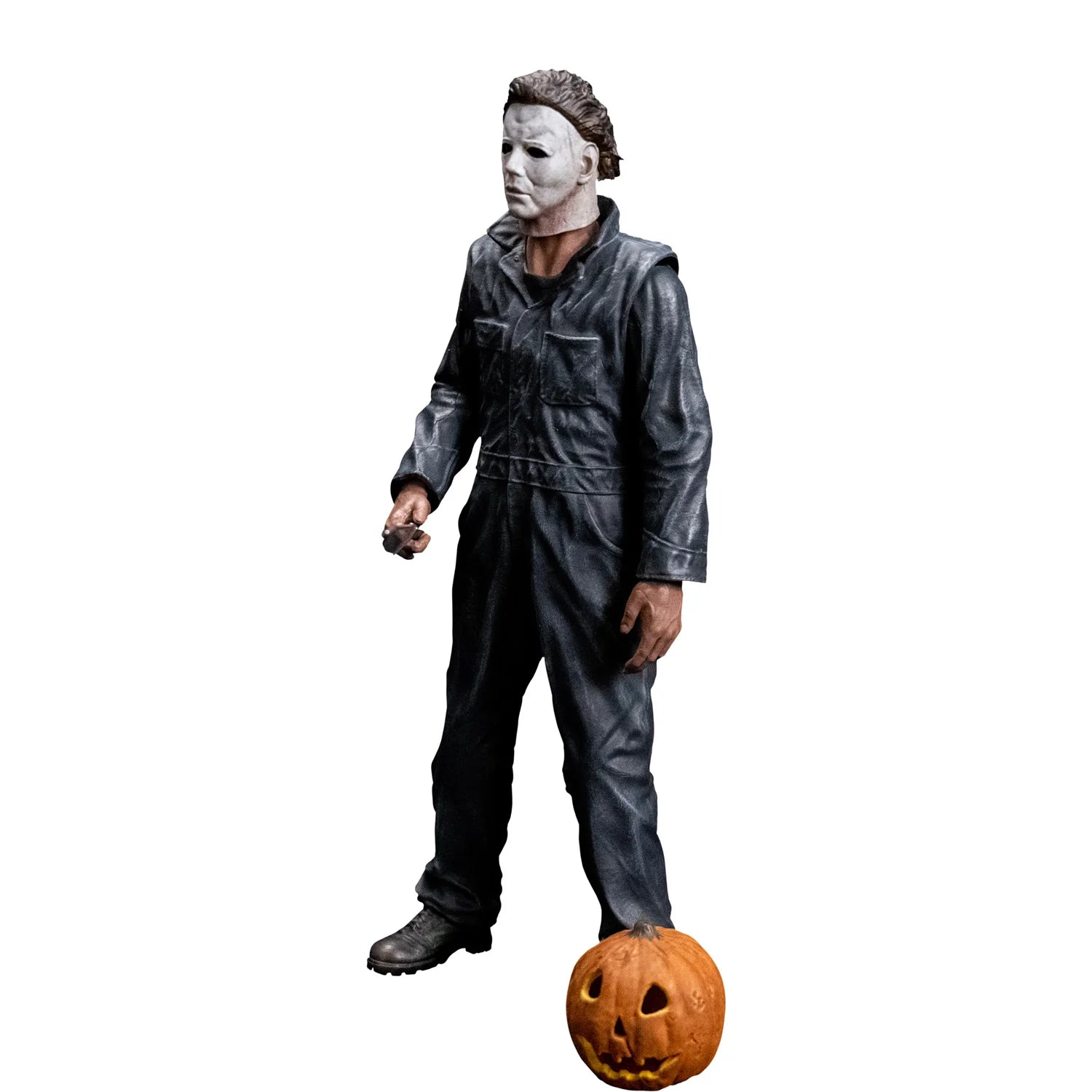 Halloween 1978 Michael Myers 8 Inch Figure Holding Knife Left Side no Background