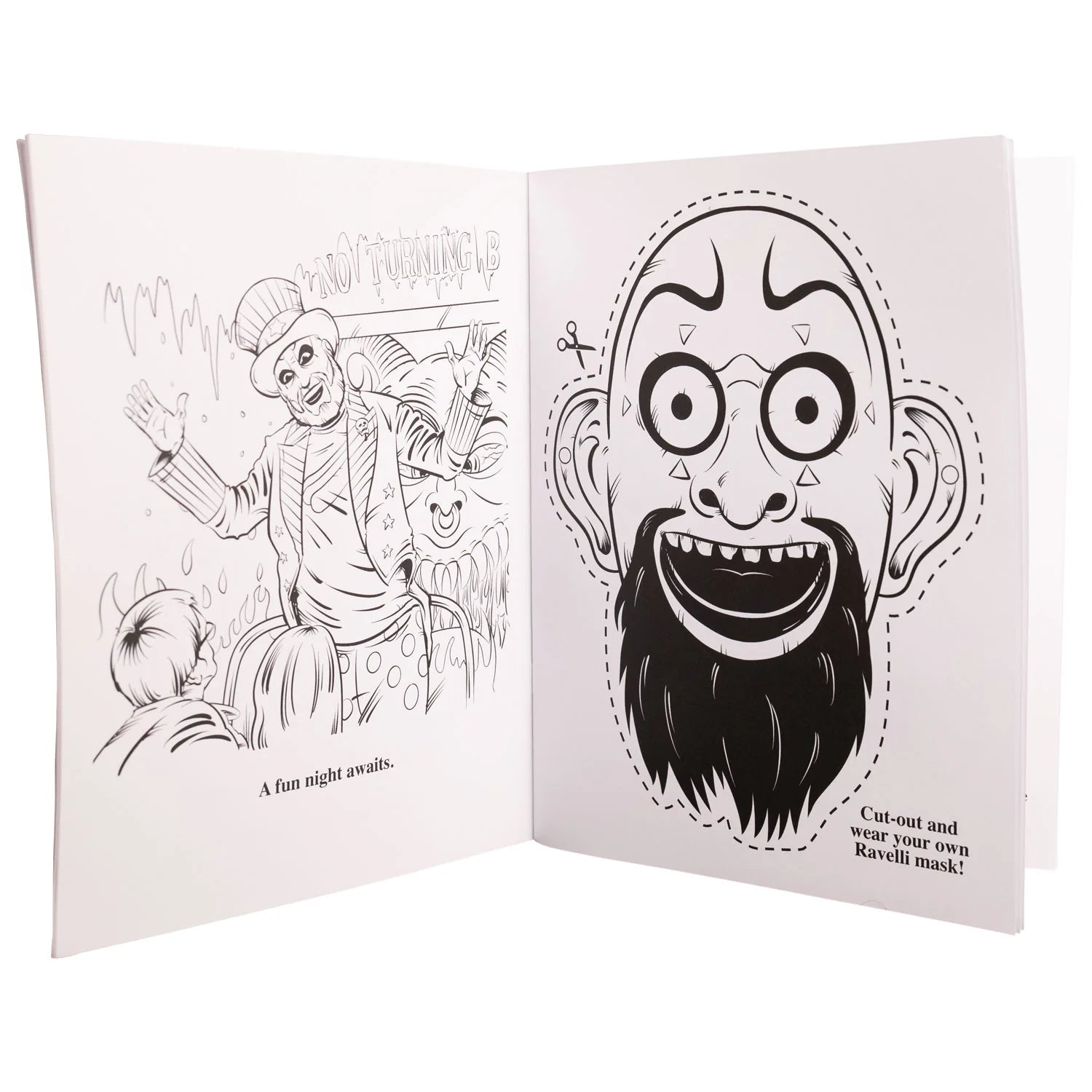House of 1000 Corpses Coloring Book Opened 1