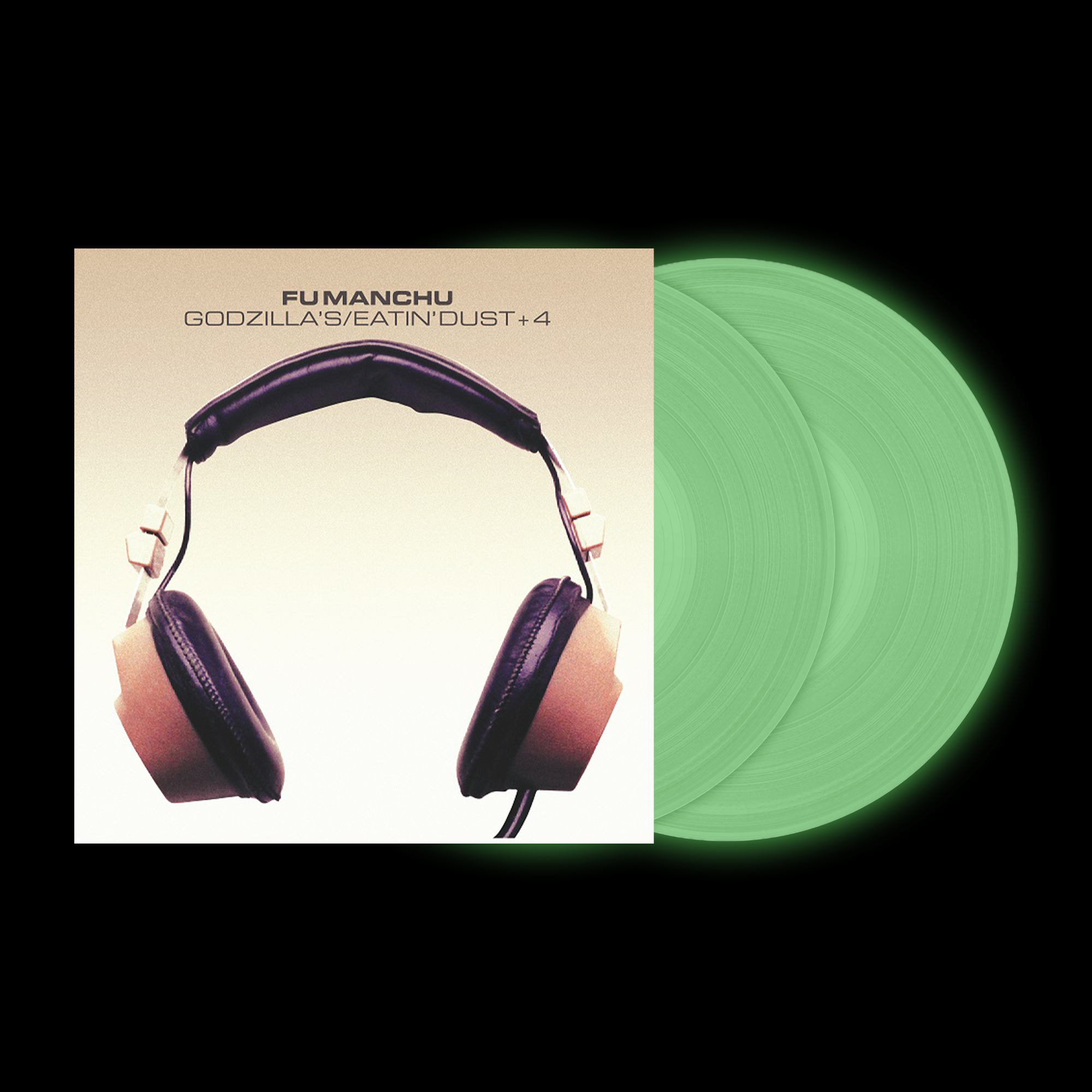 FU MANCHU ‘GODZILLA'S/EATIN DUST+4’ 2LP (Exclusive — Limited To 500, Glow In The Dark Vinyl)