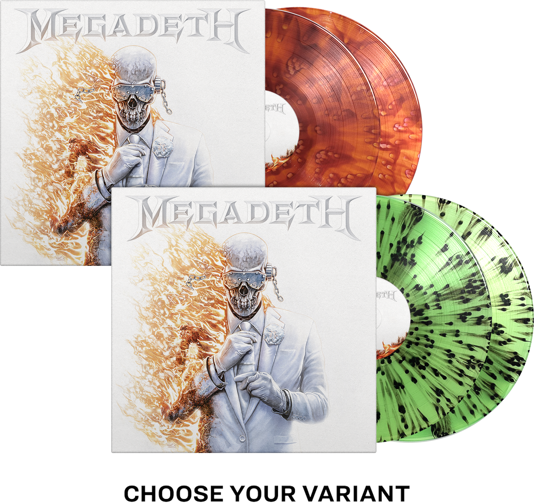 MEGADETH 'MEGADETH' 2LP (Exclusive – Limited to 300 Each, Various Colo