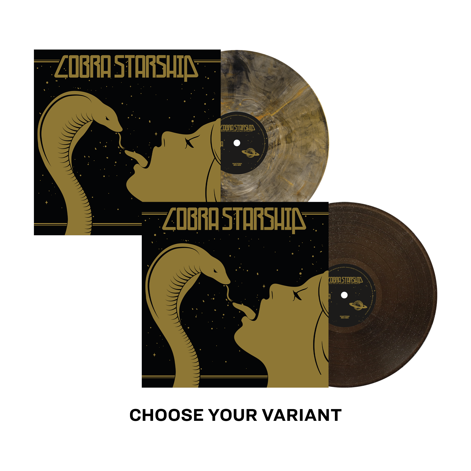 COBRA STARSHIP 'WHILE THE CITY SLEEPS, WE RULE THE STREETS' LP (Exclus