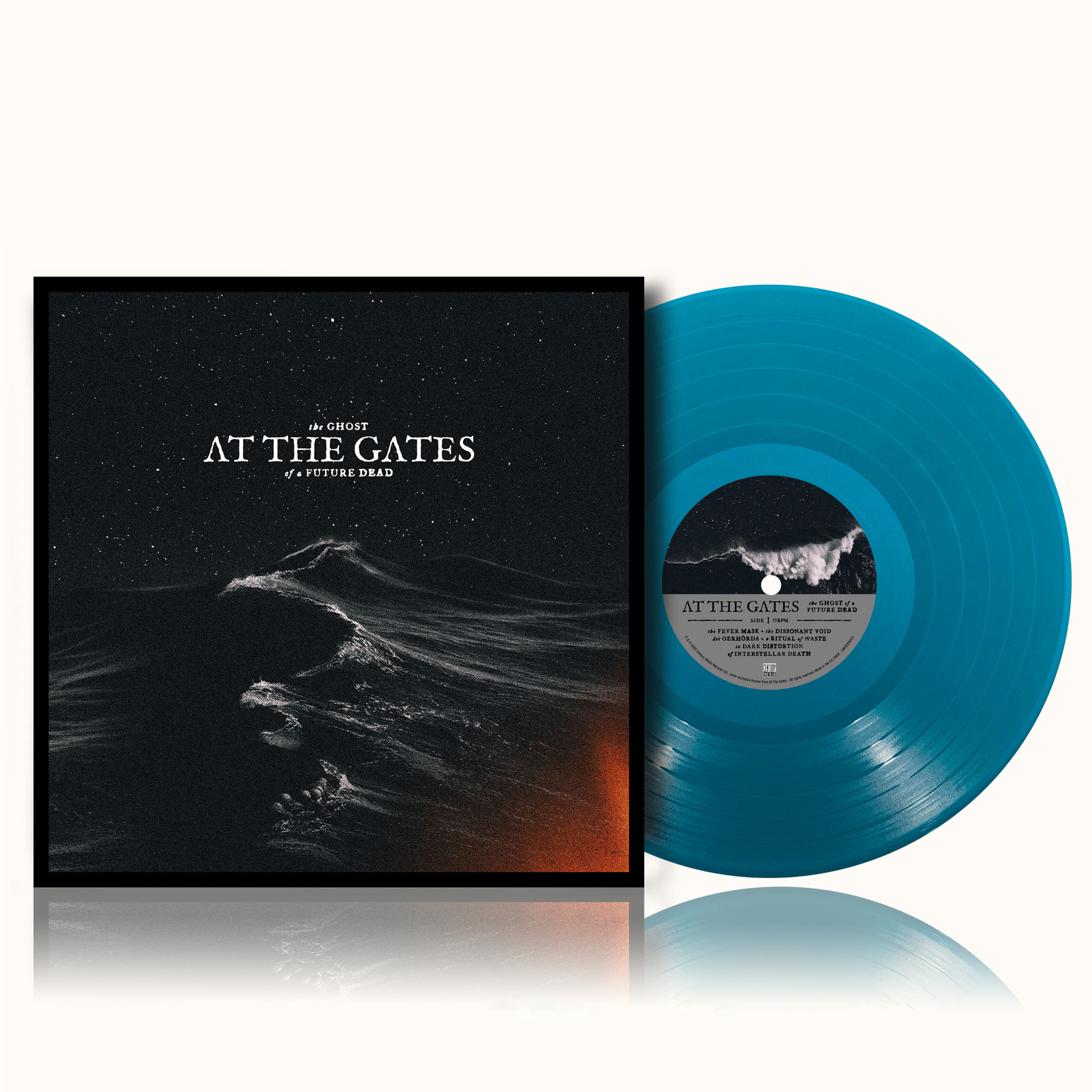 AT THE GATES 'THE GHOST OF A FUTURE DEAD' LP (Translucent Sea Blue Vin
