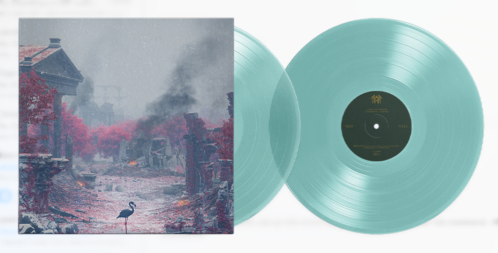 SLEEP TOKEN 'EVEN IN ARCADIA (INSTRUMENTAL)' 2LP (Translucent Light Bl