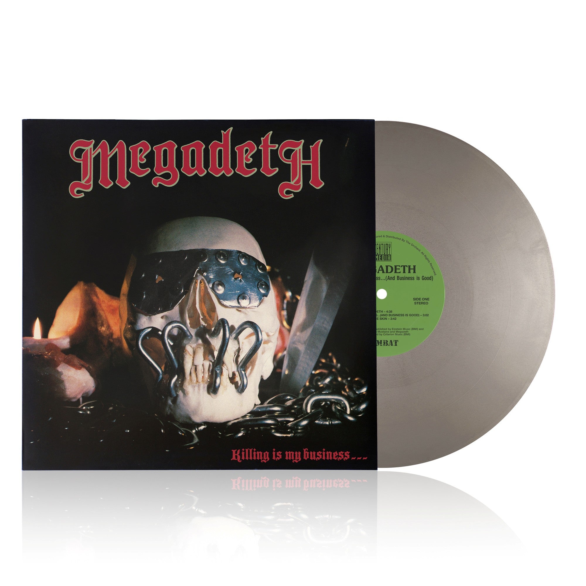 MEGADETH ‘KILLING IS MY BUSINESS...AND BUSINESS IS GOOD!’ LP (Opaque Silver Vinyl)