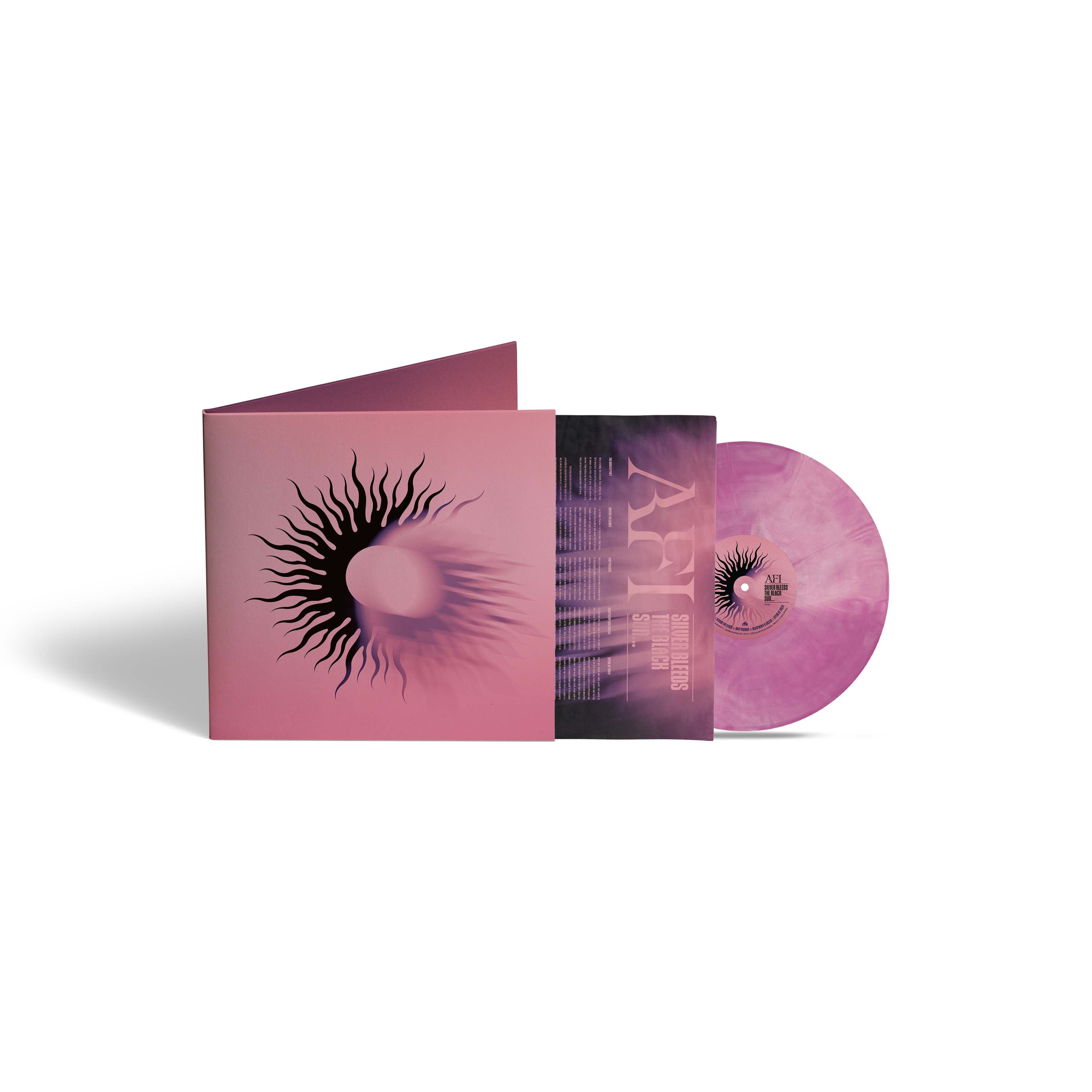 AFI ‘SILVER BLEEDS THE BLACK SUN…’ LP (Exclusive, Limited to 500 – Purple & White Swirl Vinyl)