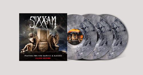 SIXX:A.M. 'PRAYERS FOR THE DAMNED & BLESSED' 3LP (Deluxe Edition, Smok