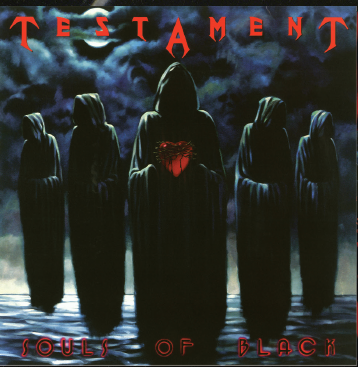 TESTAMENT 'SOULS OF BLACK' LP (Red Black Splatter Vinyl)