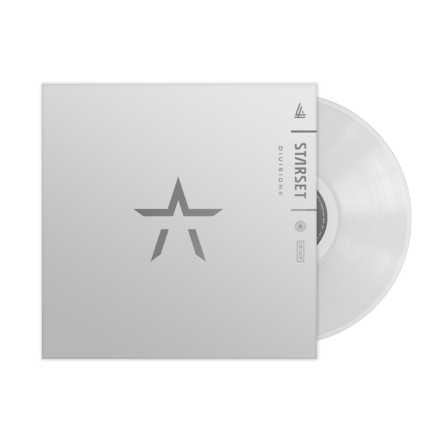 STARSET 'DIVISIONS' LP (Clear Vinyl)