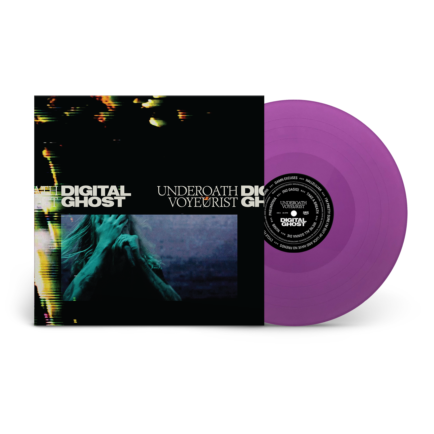 UNDEROATH 'VOYEURIST: DIGITAL GHOST'LP (Orchid Vinyl)