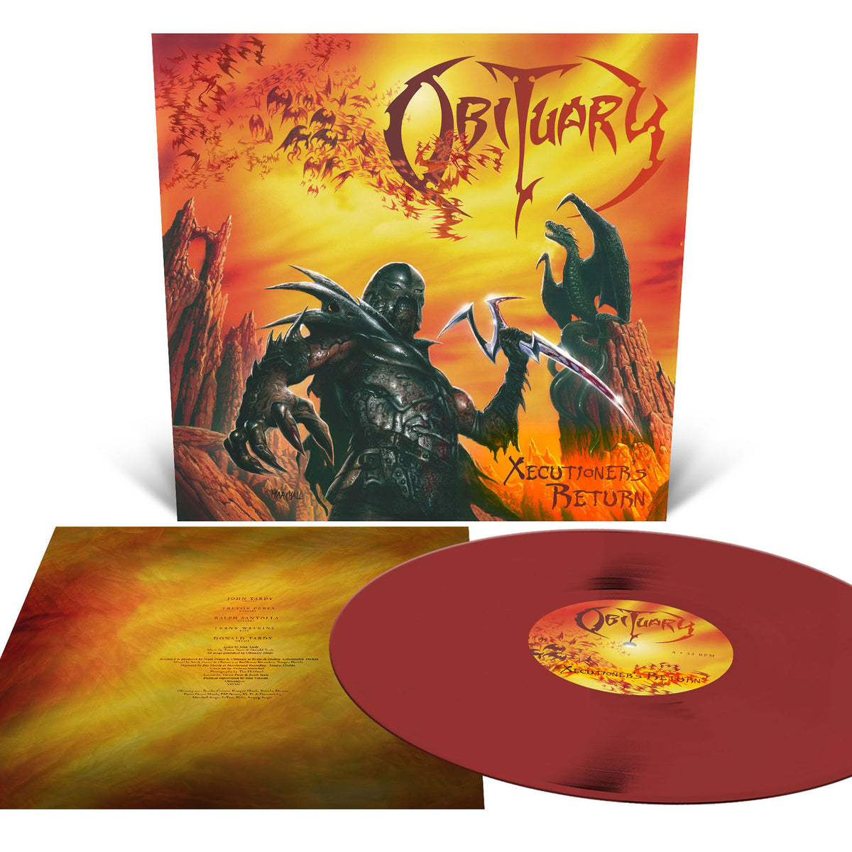 OBITUARY 'XECUTIONER'S RETURN' LP (Oxblood Vinyl)