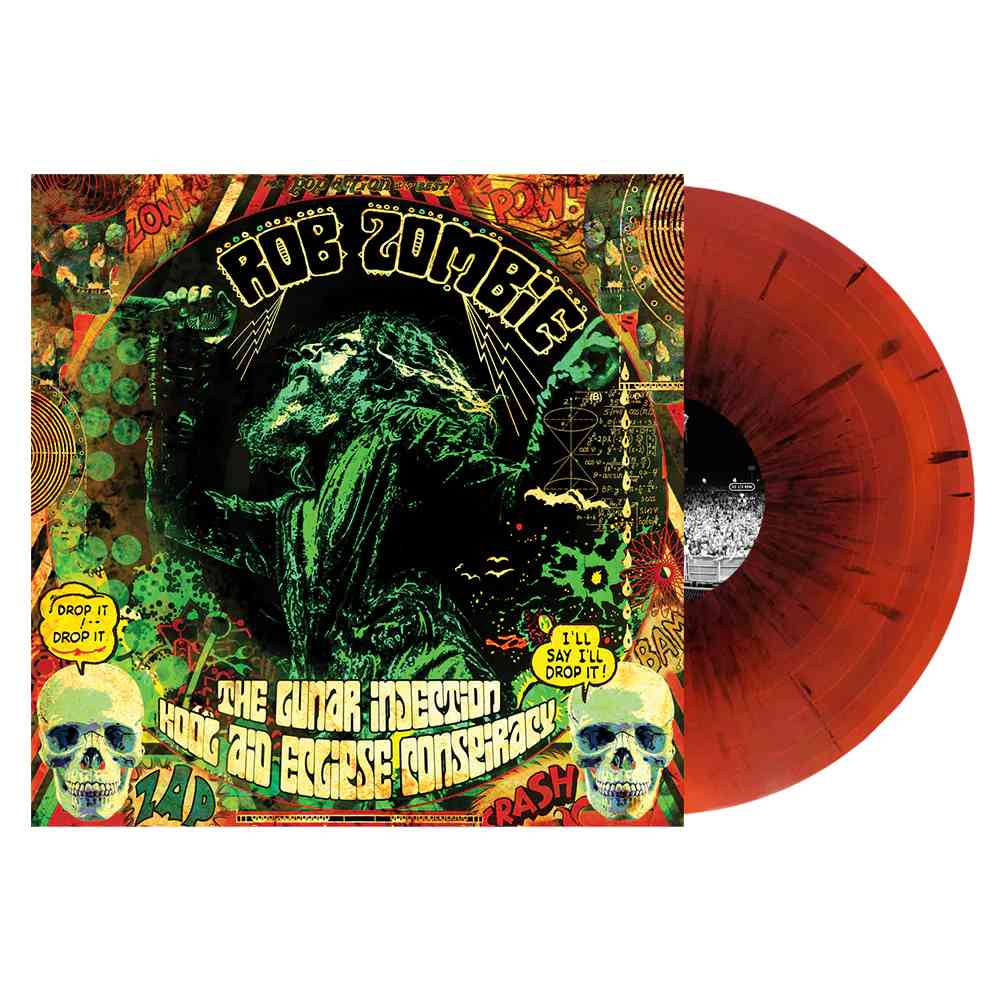 ROB ZOMBIE 'THE LUNAR INJECTION KOOL AID ECLIPSE CONSPIRACY' LP (Oxblood Orange Swirl w/Black Splatter Vinyl)