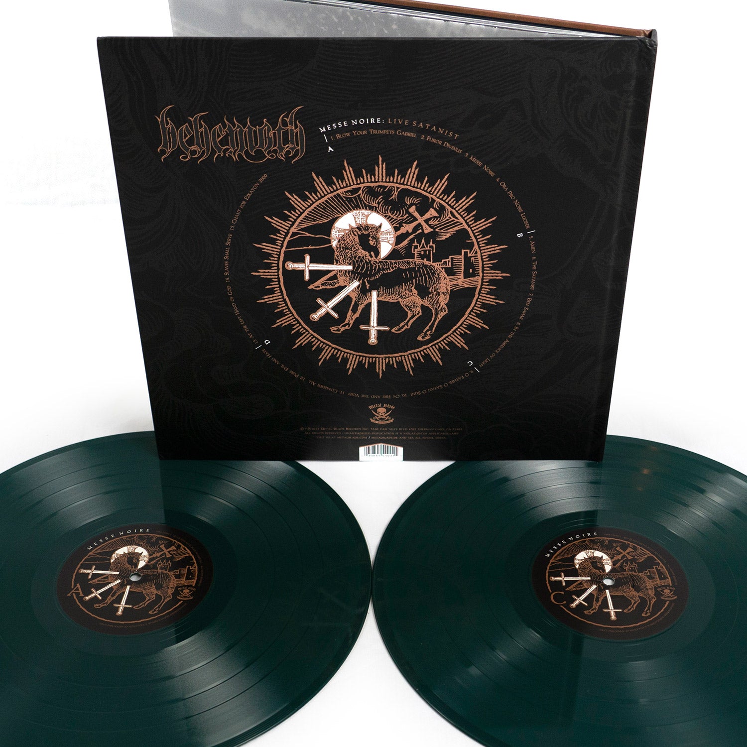BEHEMOTH 'MESSE NOIRE' 2LP (Deluxe Digibook, Green Vinyl)