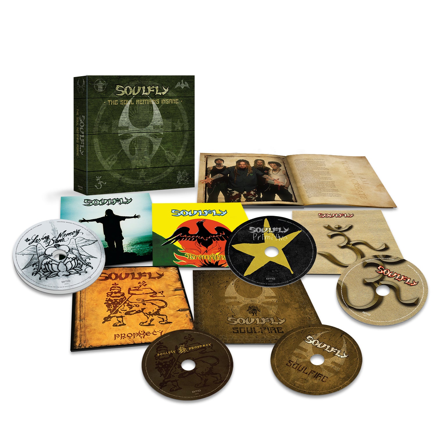 SOULFLY 'THE SOUL REMAINS INSANE: THE STUDIO ALBUMS 1998 TO 2004' CD B