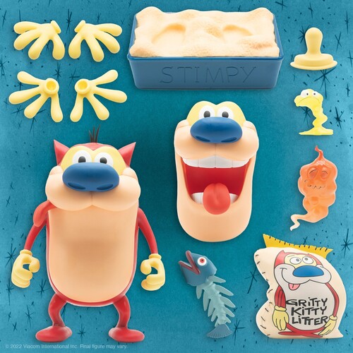 REN & STIMPY ULTIMATES WAVE 1 - STIMPY FIGURE