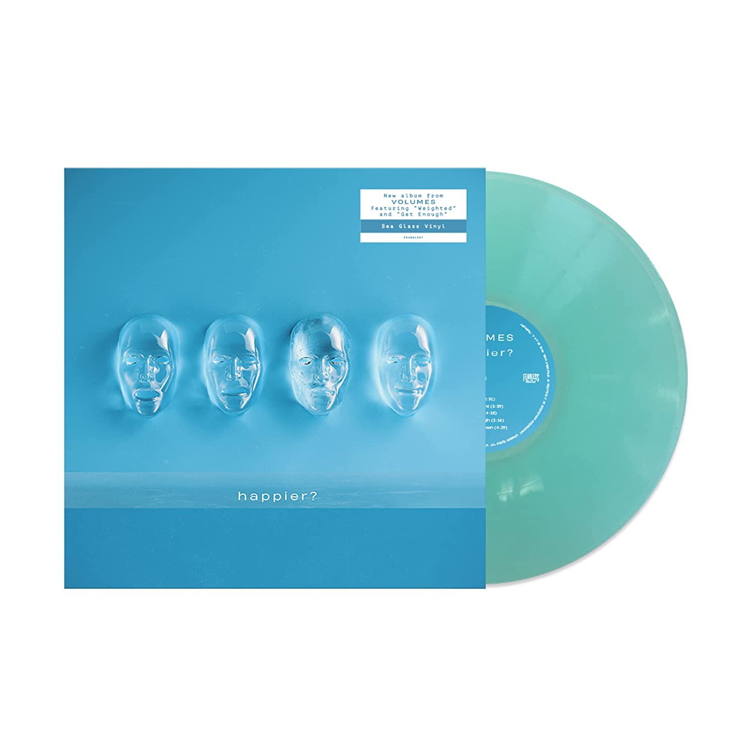 VOLUMES 'HAPPIER?' SEA GLASS LP