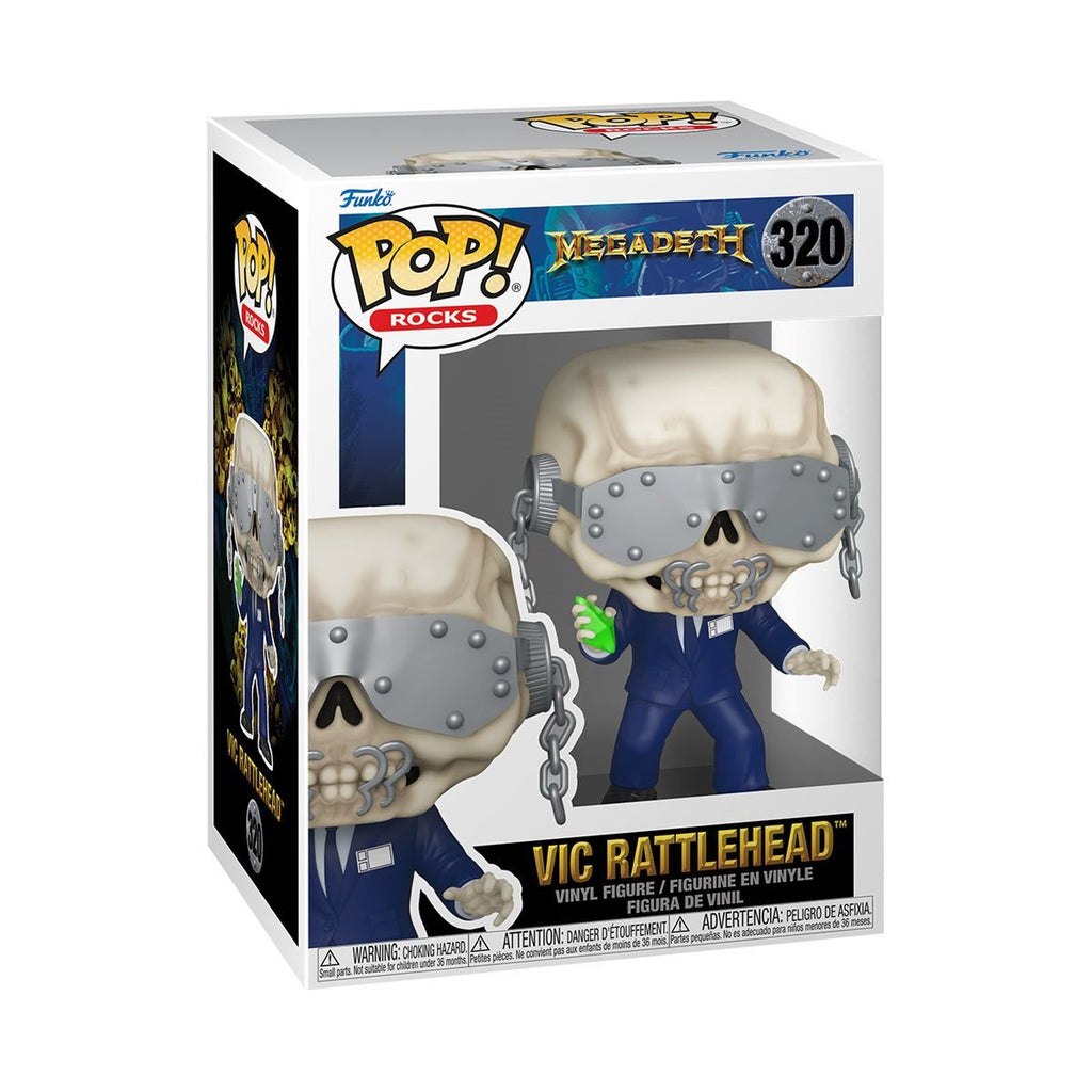 MEGADETH VIC RATTLEHEAD FUNKO POP! ROCKS FIGURE