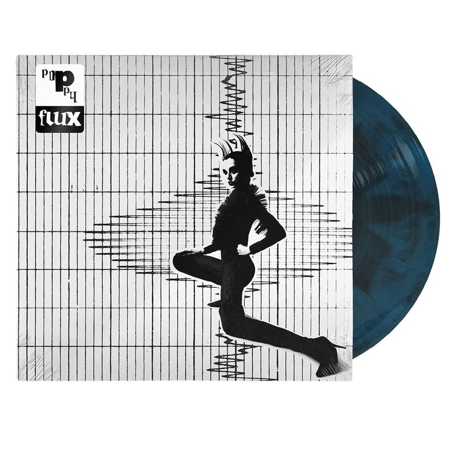 POPPY 'FLUX' LP (Black & Aqua Galaxy Vinyl)