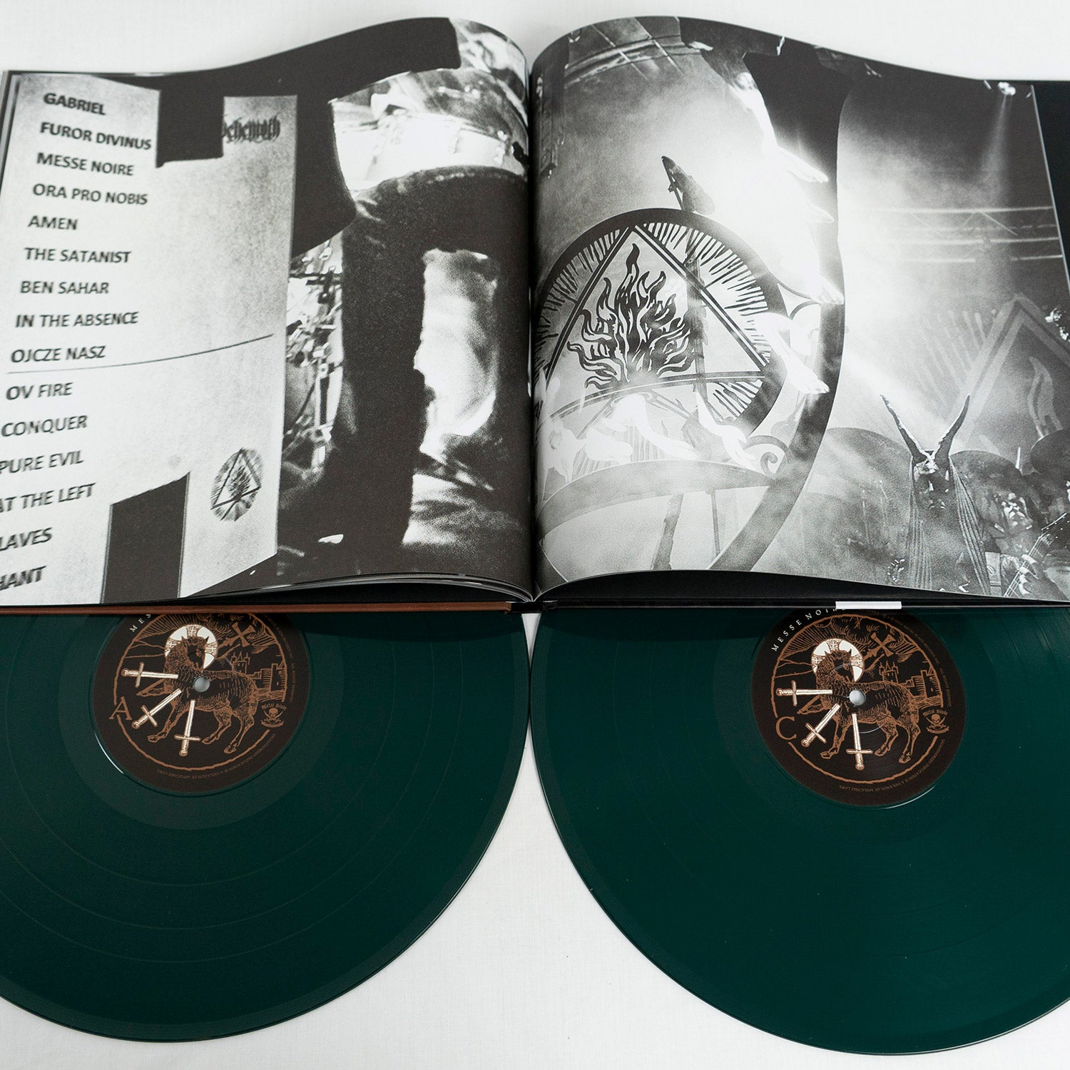 BEHEMOTH 'MESSE NOIRE' 2LP (Deluxe Digibook, Green Vinyl)